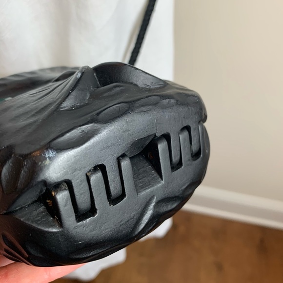 Timmy Woods black cat purse green eyes - Picture 5 of 8